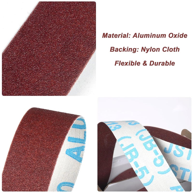 Alytree 6 Grits Emery Cloth Roll, 80 150 240 320 400 600 Grits Abrasive Sand Paper for Metal and Wood Furniture with Dispenser - 6M Red Sandpaper Rolls - Image 3